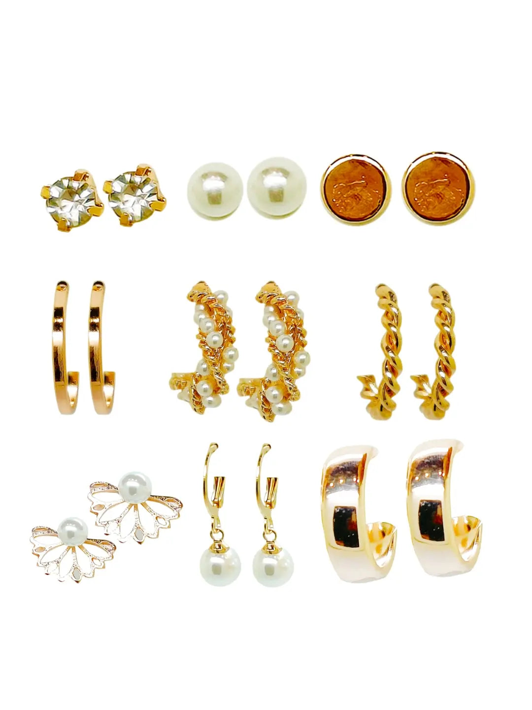 9 Pairs of Combo Earrings