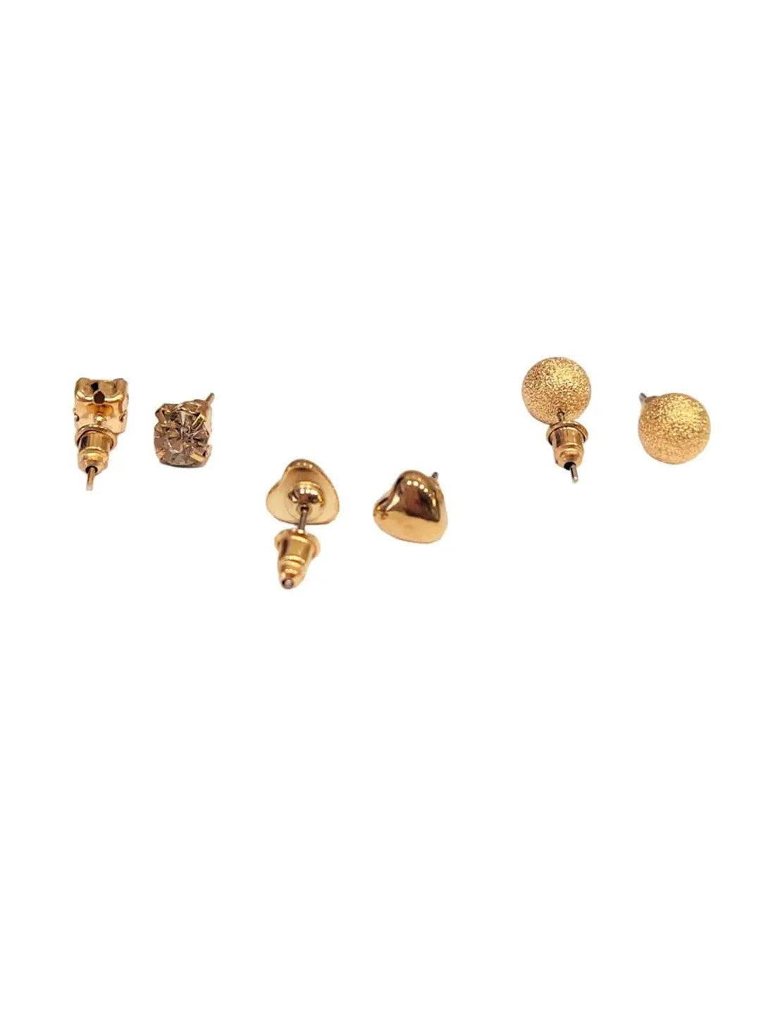Gold Plated Combo Earrings