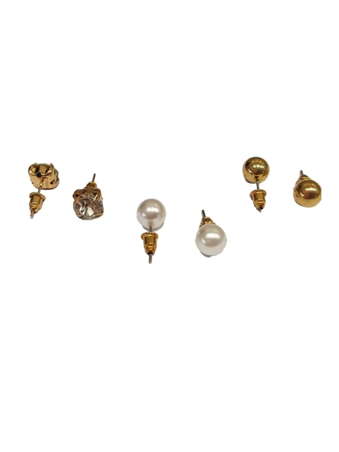 Gold Plated Combo Earrings