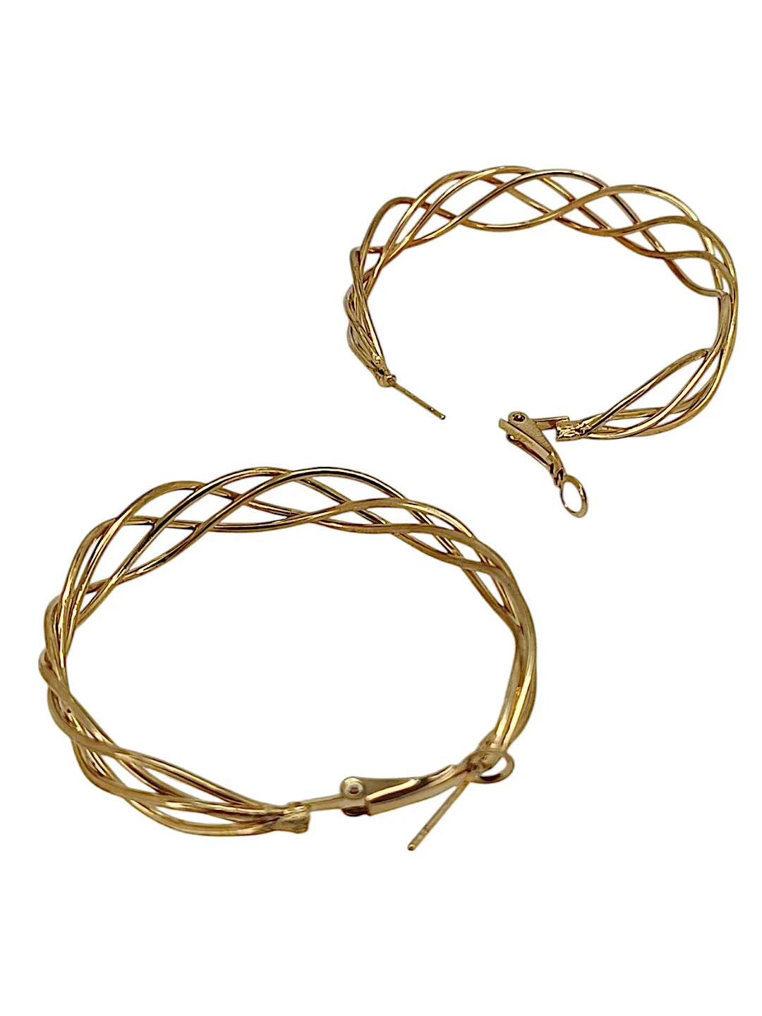 Contemporary Hoop Earrings