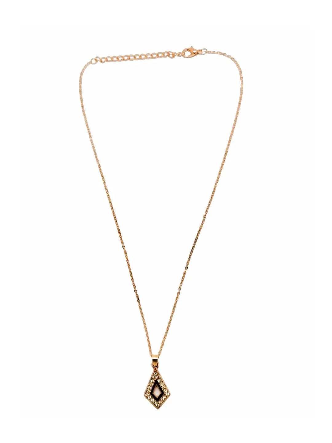 CZ Kite Chain Pendant Set