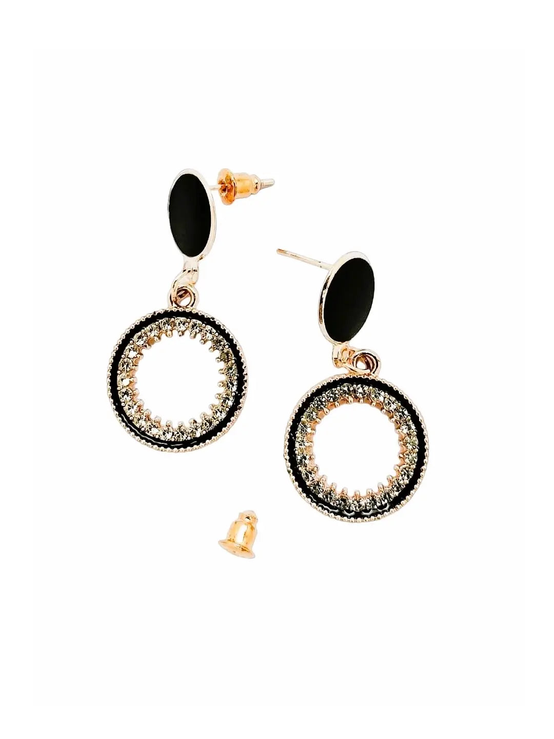 CZ Circular Chain Pendant Set