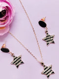 CZ Star Chain Pendant Set