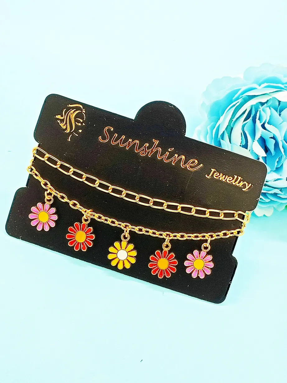 Gold Plated Charm Bracelet