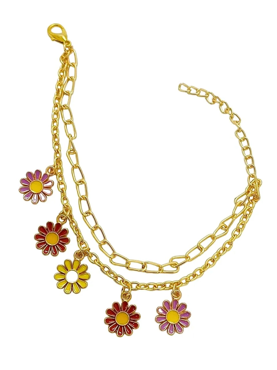 Gold Plated Charm Bracelet