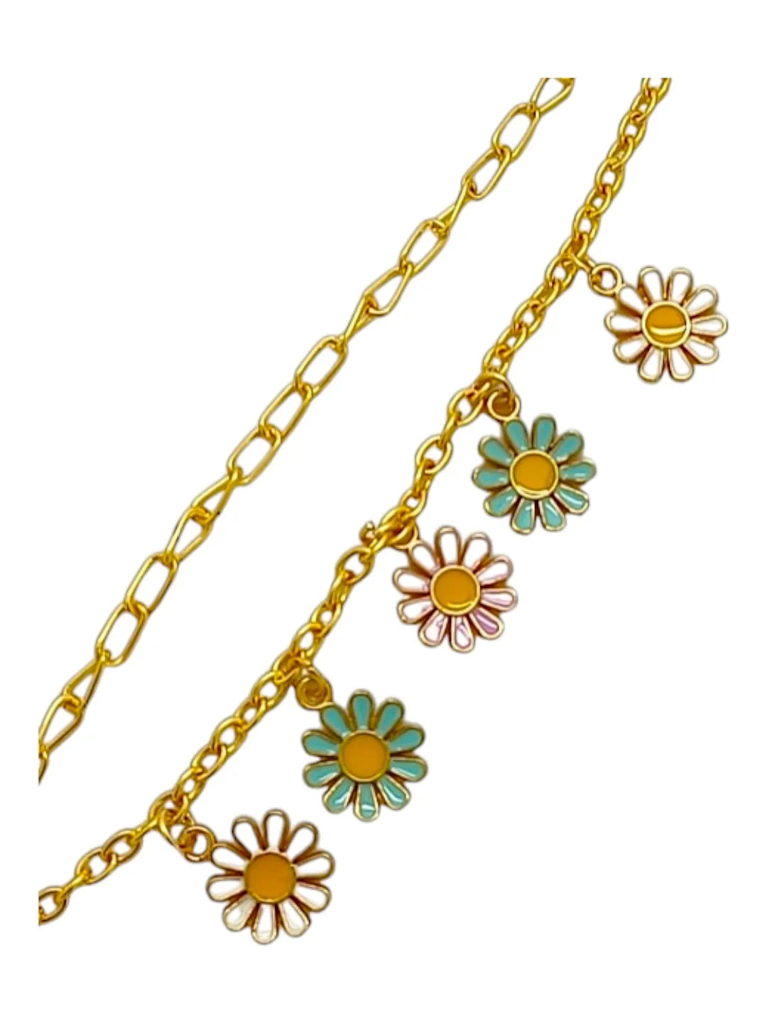 Gold Plated Charms Bracelet