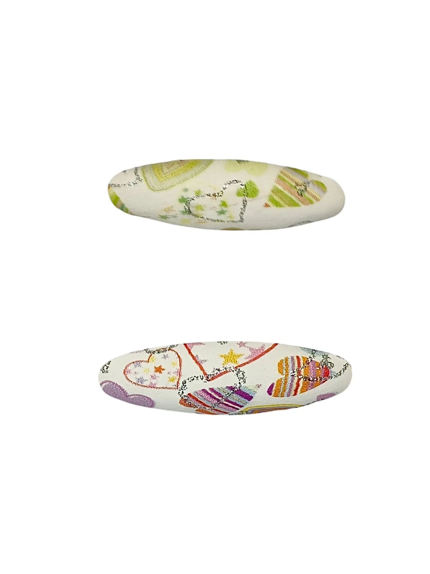 Adorable Oval Saree Pin Set Multicolor