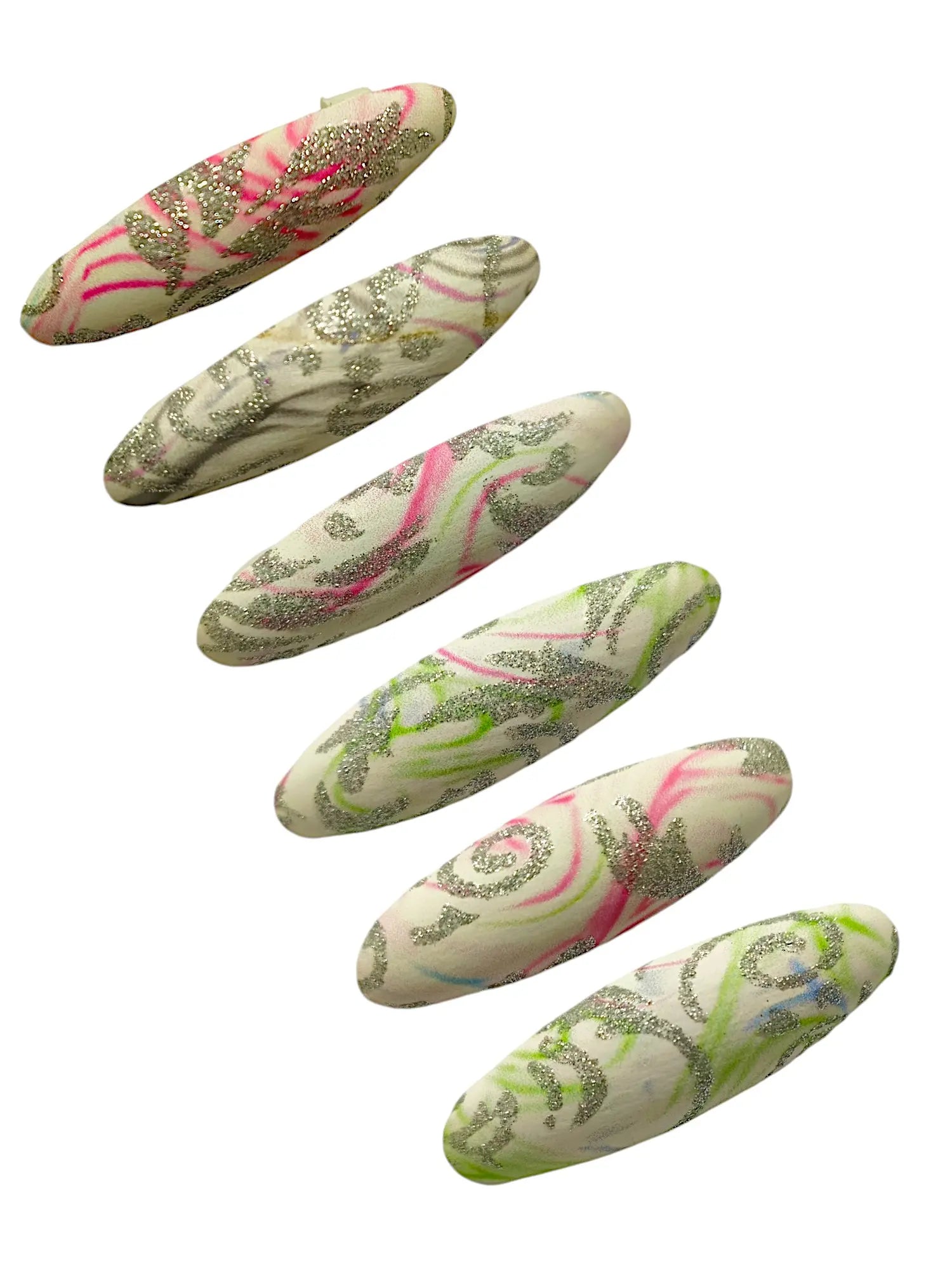 Pastel Artistic Saree Pin Sets