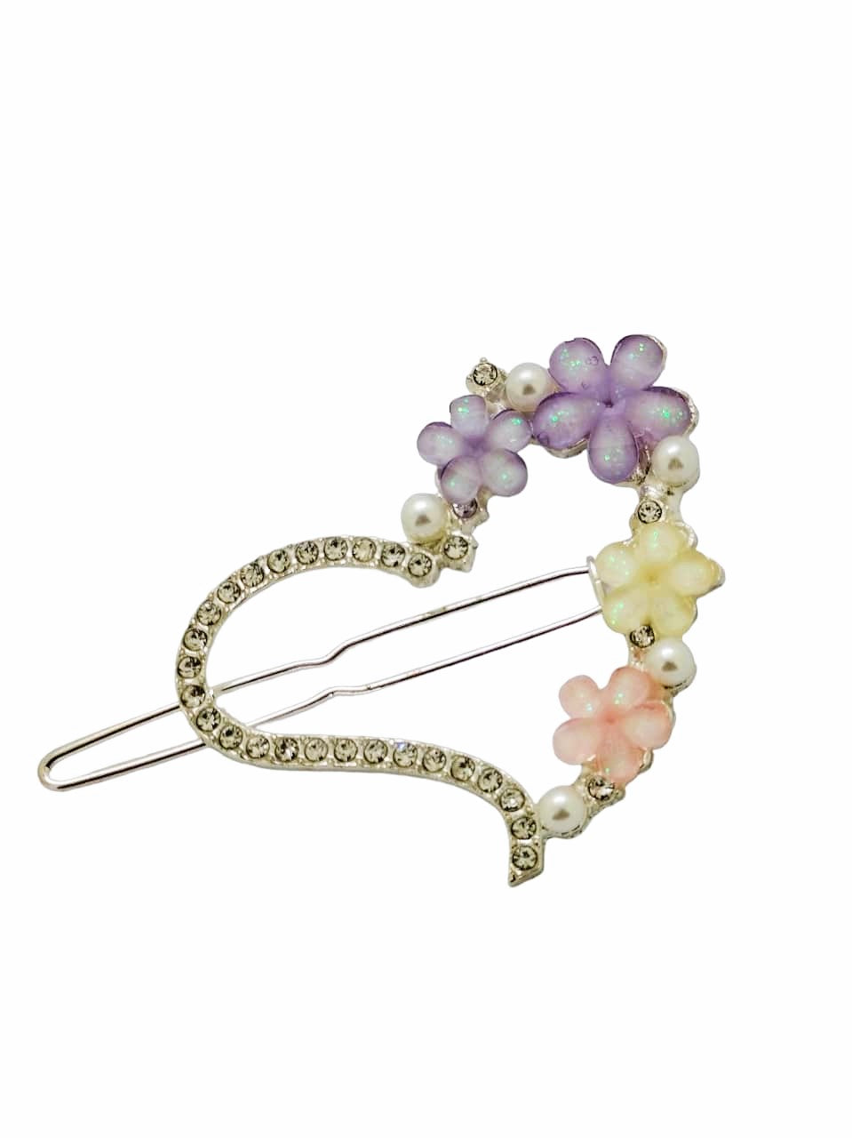 Set of 3 Floral Embellished Bobby Pins