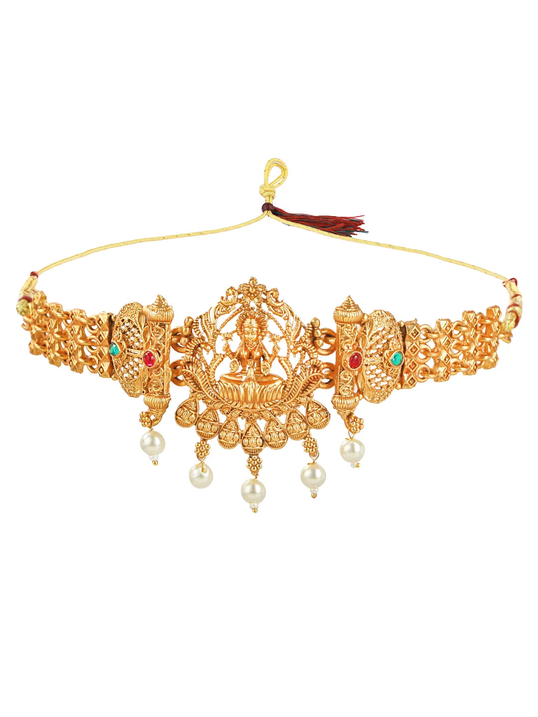 Temple Traditional Gold Plated Choker