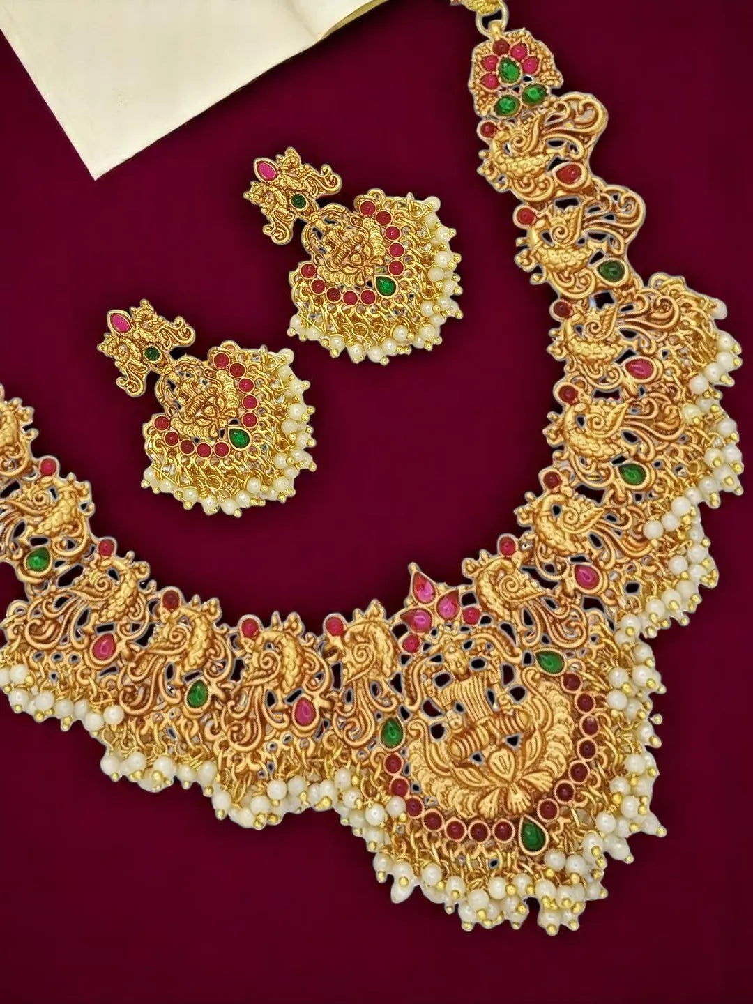Gold-Plated Meenakari Jewellery Sets