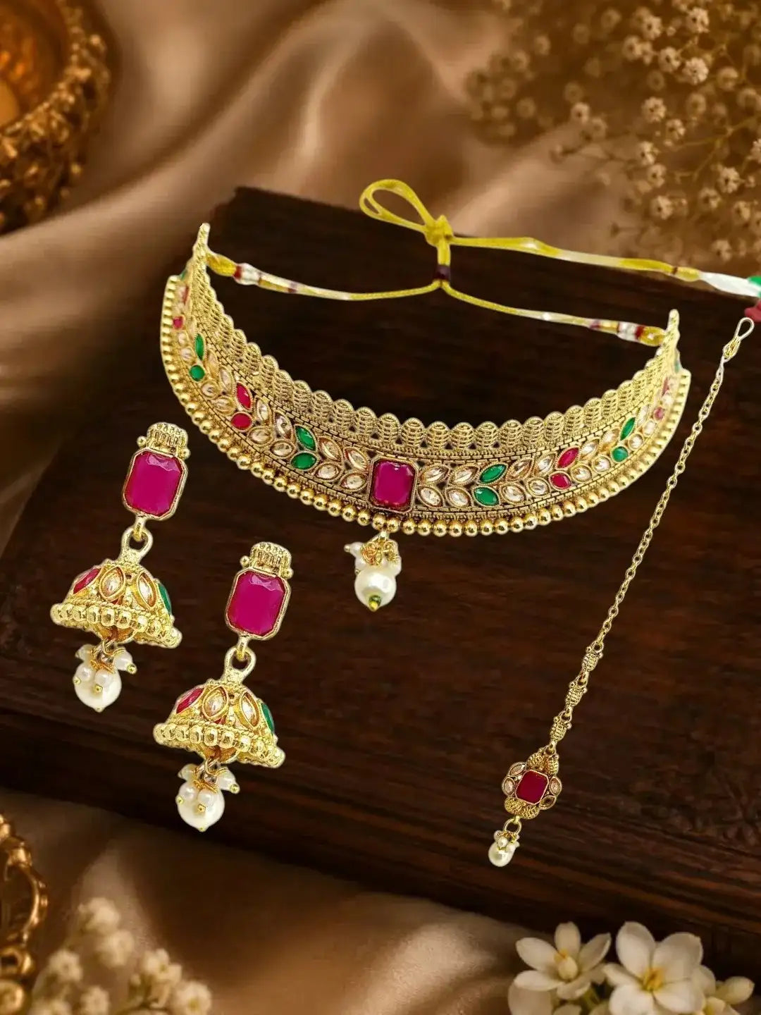 Multicolor Traditional Choker Set