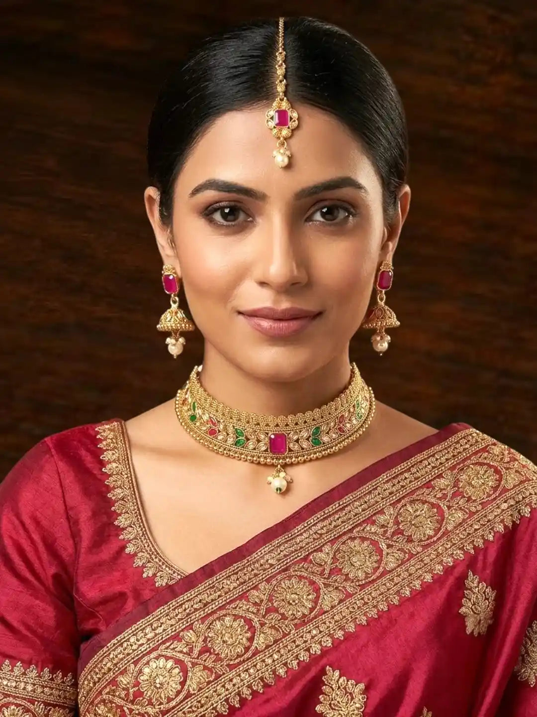 Multicolor Traditional Choker Set