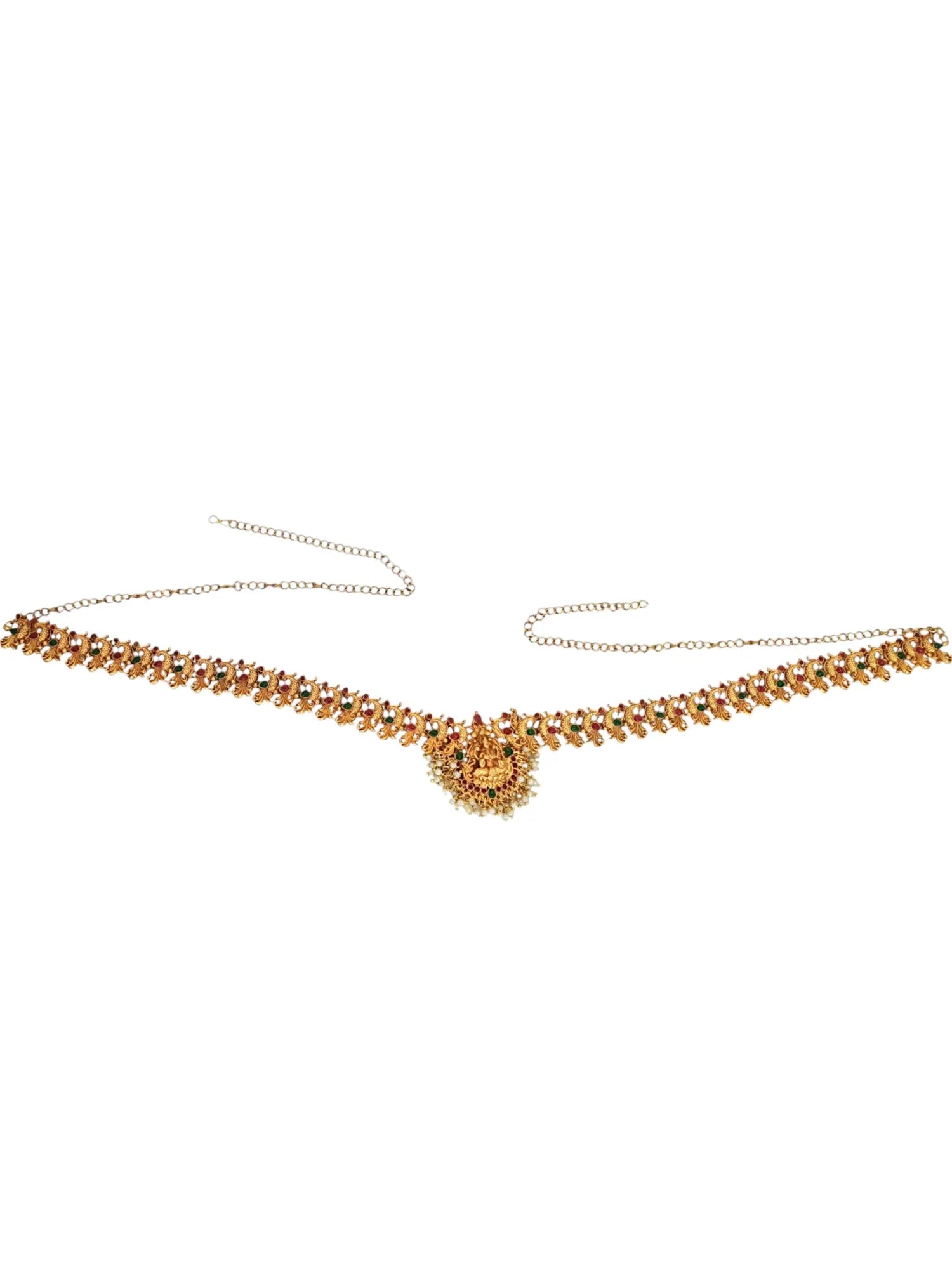Gold Plated Divine God Laxmi Waist Chain