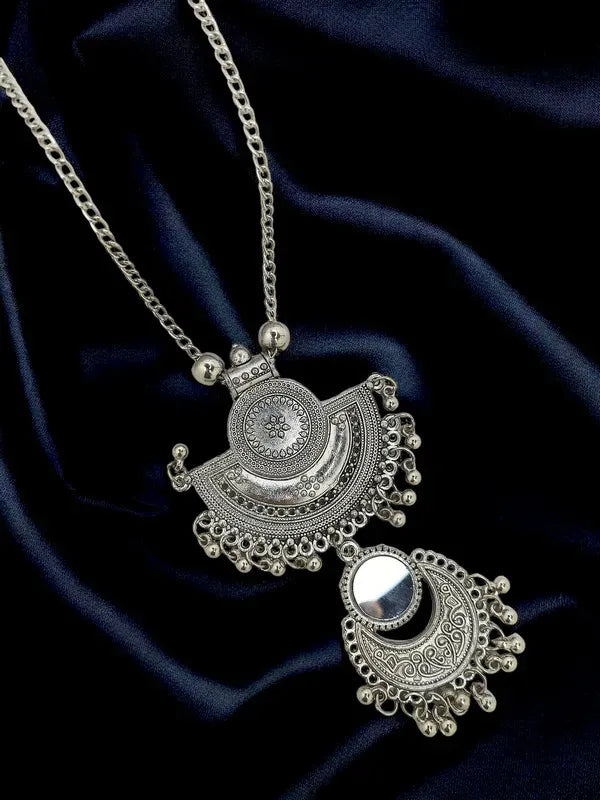 Silver-Plated Layered Necklace