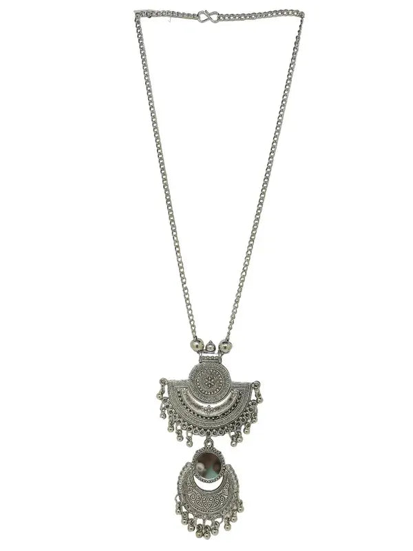 Silver-Plated Layered Necklace