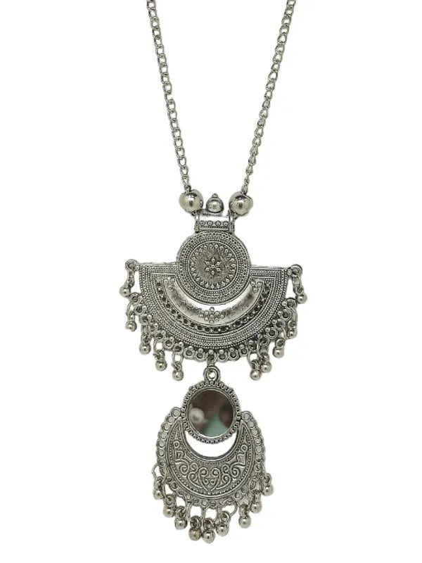 Silver-Plated Layered Necklace