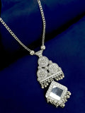 Silver-Plated Layer Necklace