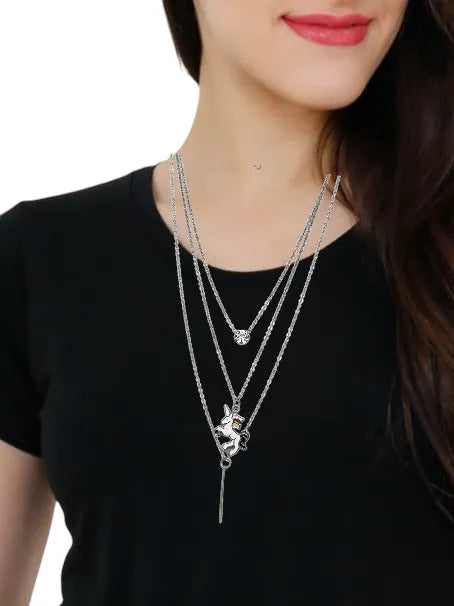 Silver-Plated Handcrafted Necklace