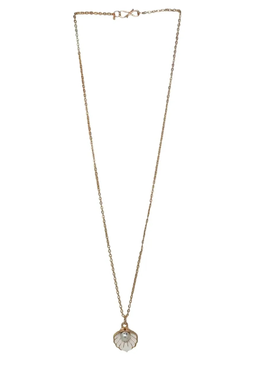 Gold-Plated Contemporary Pendants with Chains
