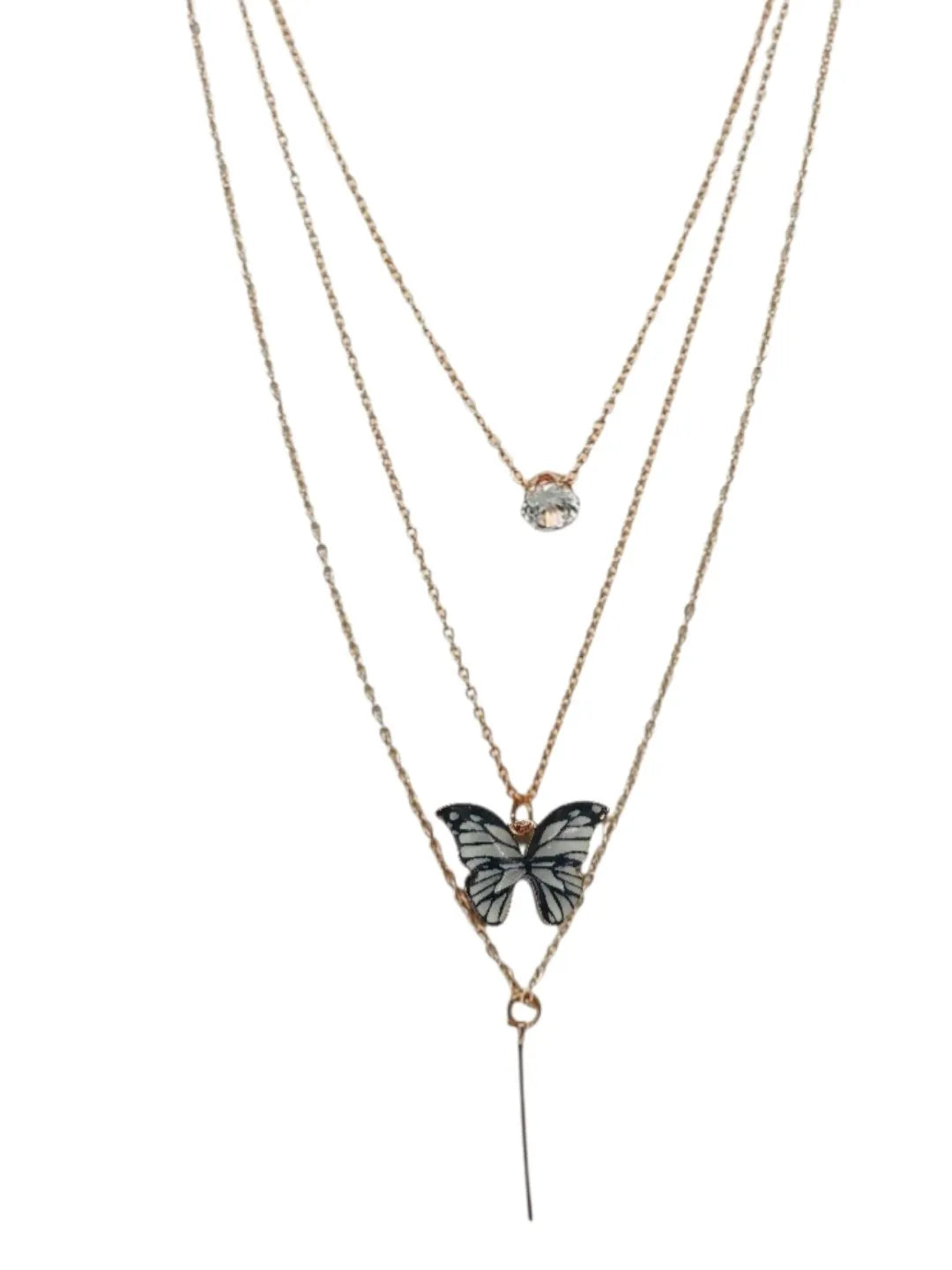 Gold-Plated Layered Necklace