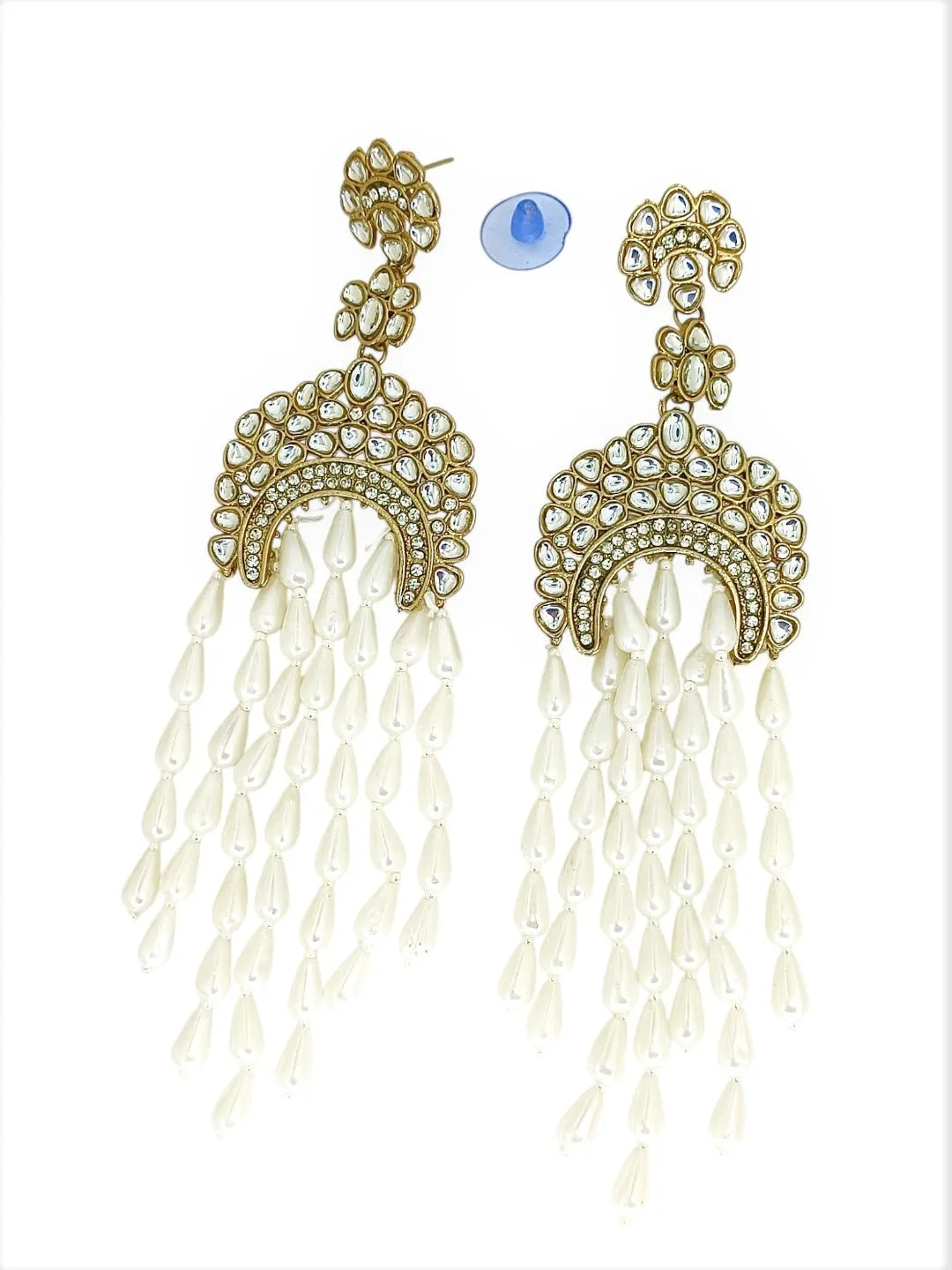 Women Crescent Shaped Drop Earrings