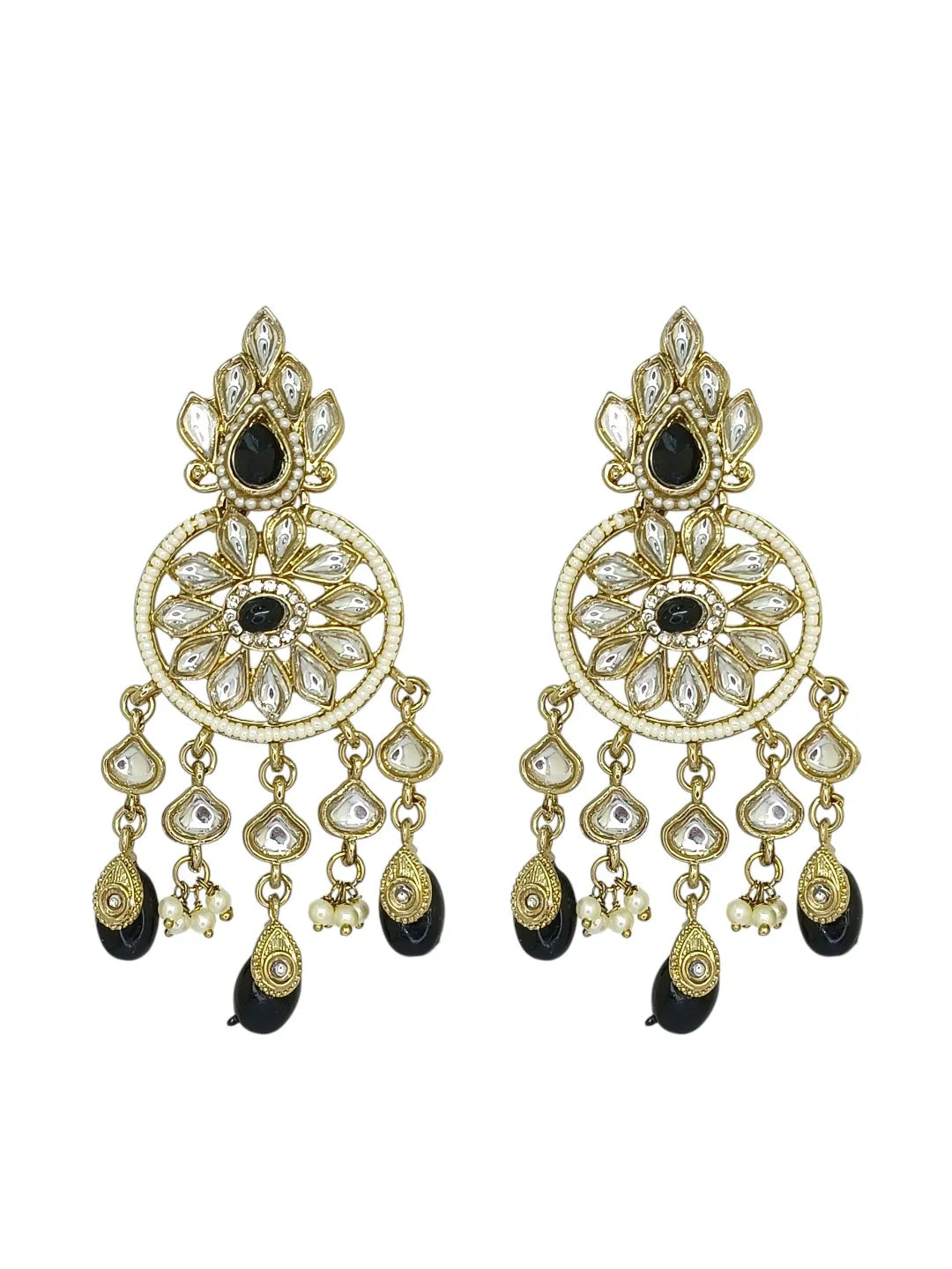 Gold Plated Chandbali Earrings