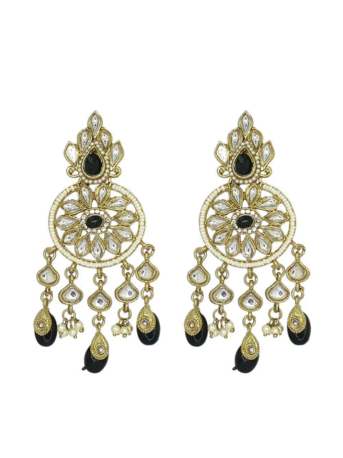 Gold Plated Chandbali Earrings