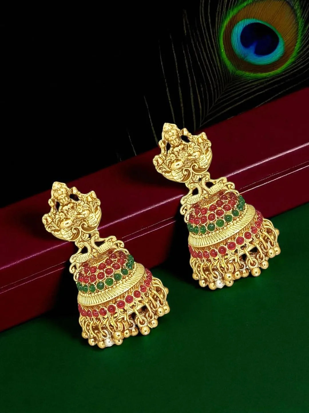 Women Classic Handcrafted Jhumkas Earrings