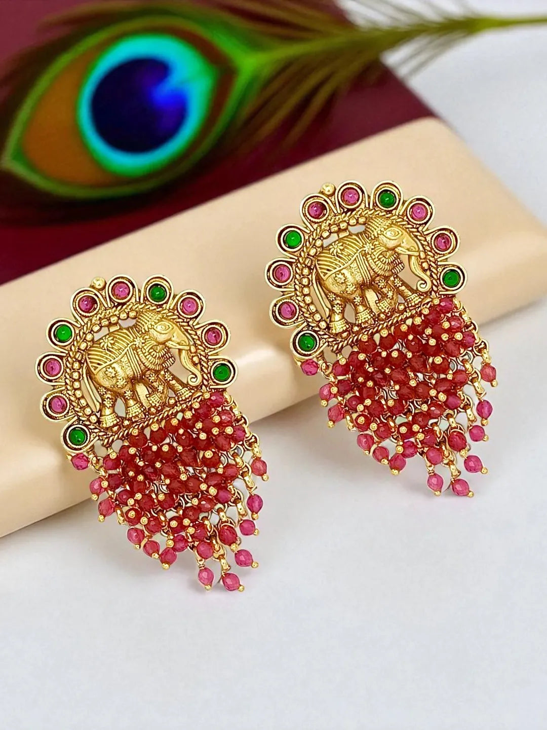 Women South Indian Drop Earrings