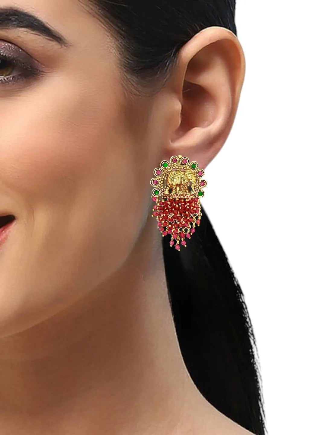Women South Indian Drop Earrings