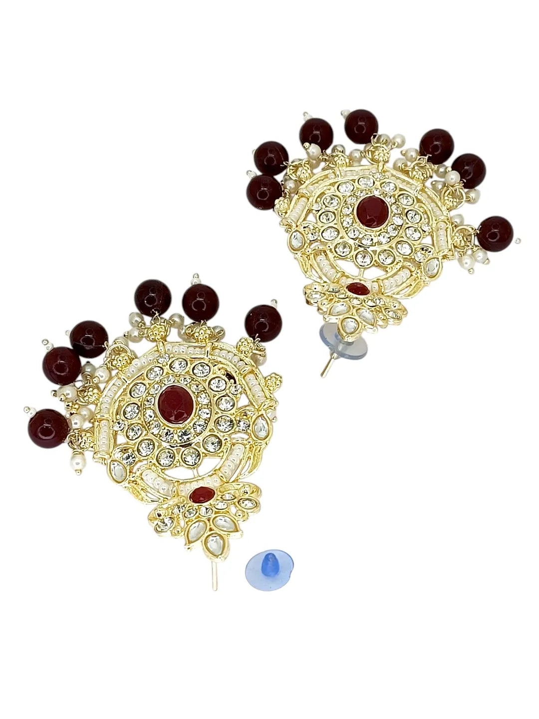Gold-Plated Cubic Zircon Studded Jewellery Set