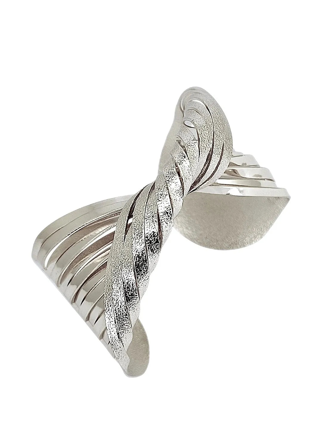 Women Silver Plated Cuff Bracelet