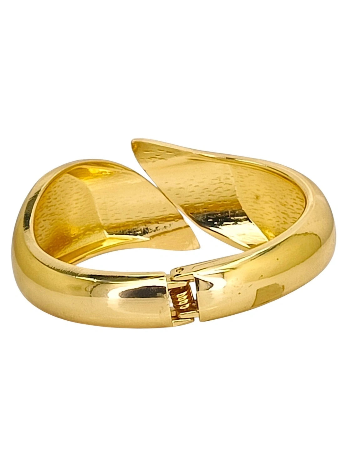 Women Gold Plated Wing Cuff Bracelet
