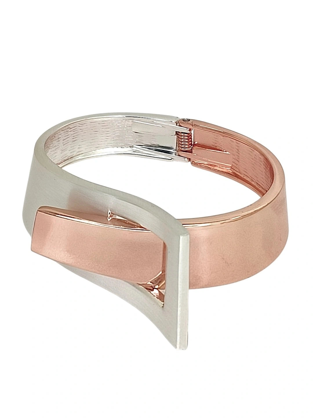 Women Rose Gold Plated Cuff Bracelet