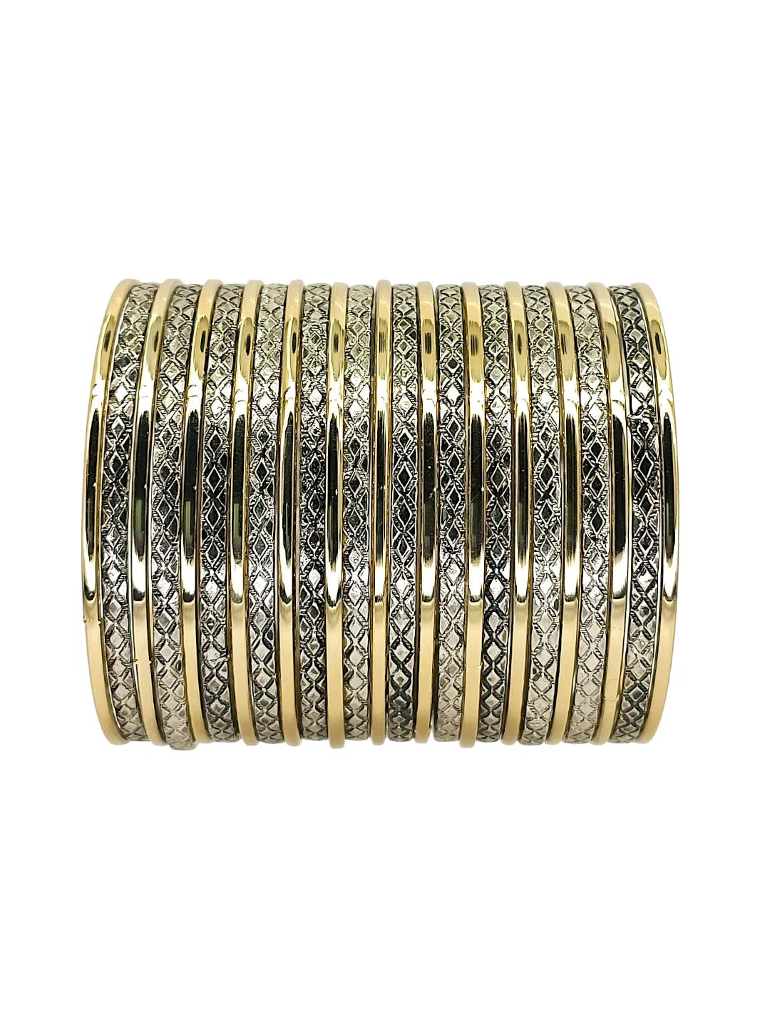 Set of 25 Gold-Plated Bangle