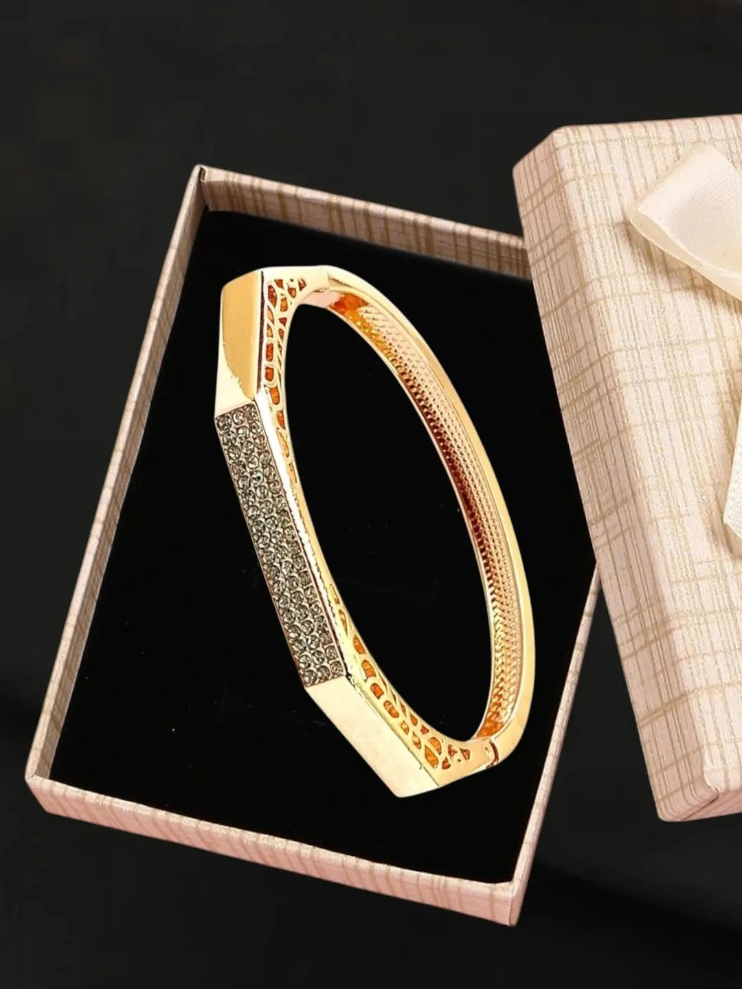 Rose Gold Plated Anti Tarnish Pave CZ Bracelet