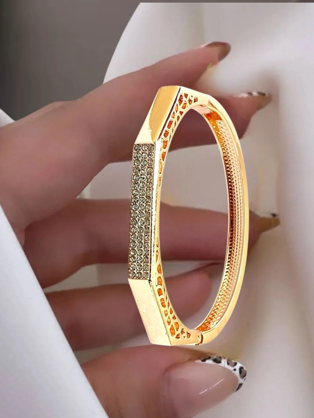 Rose Gold Plated Anti Tarnish Pave CZ Bracelet