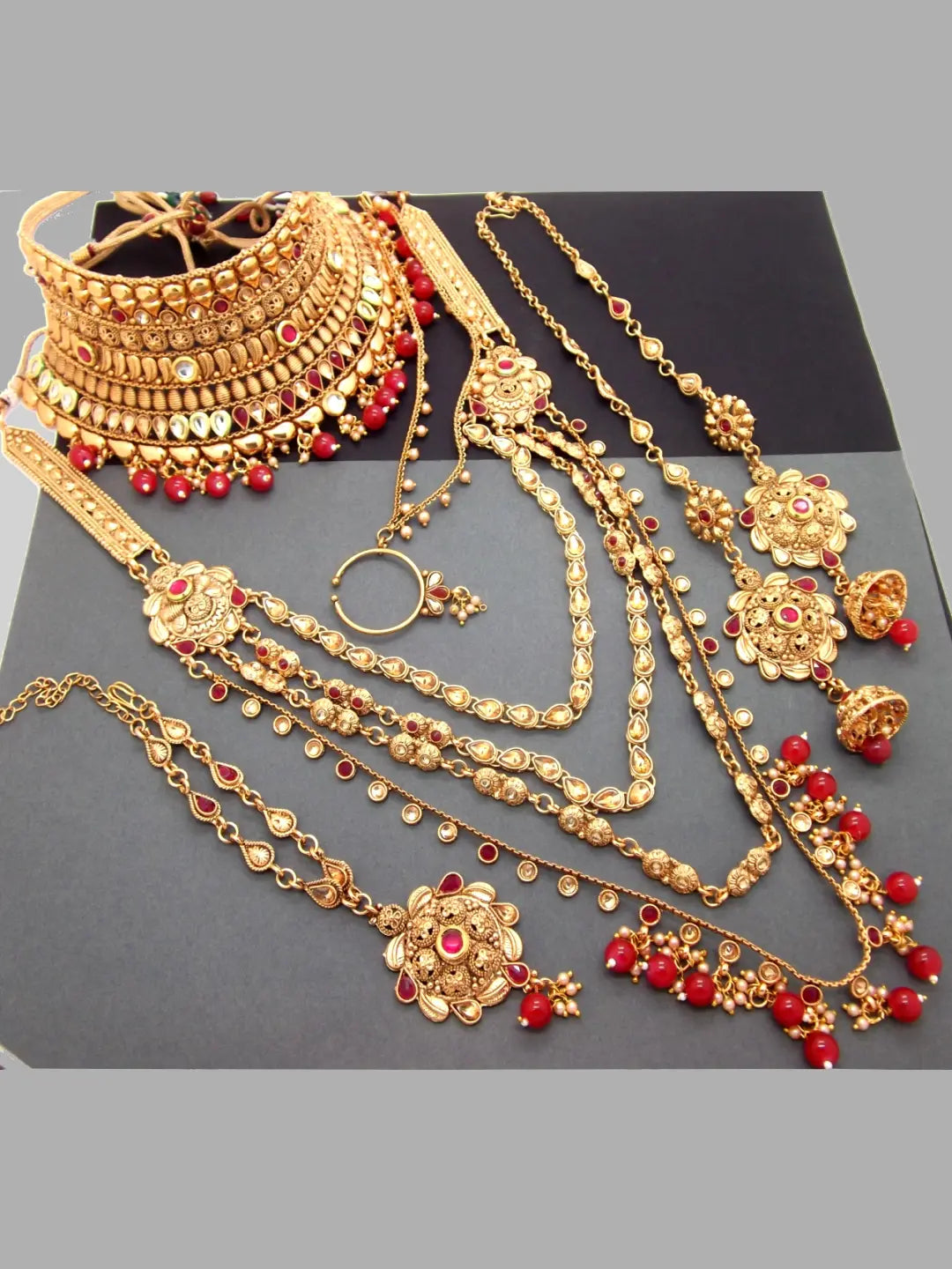 Gold Plated Bridal Jewellery Set