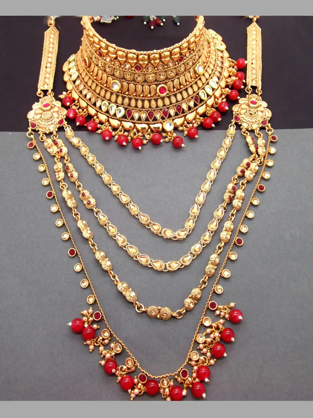 Gold Plated Bridal Jewellery Set