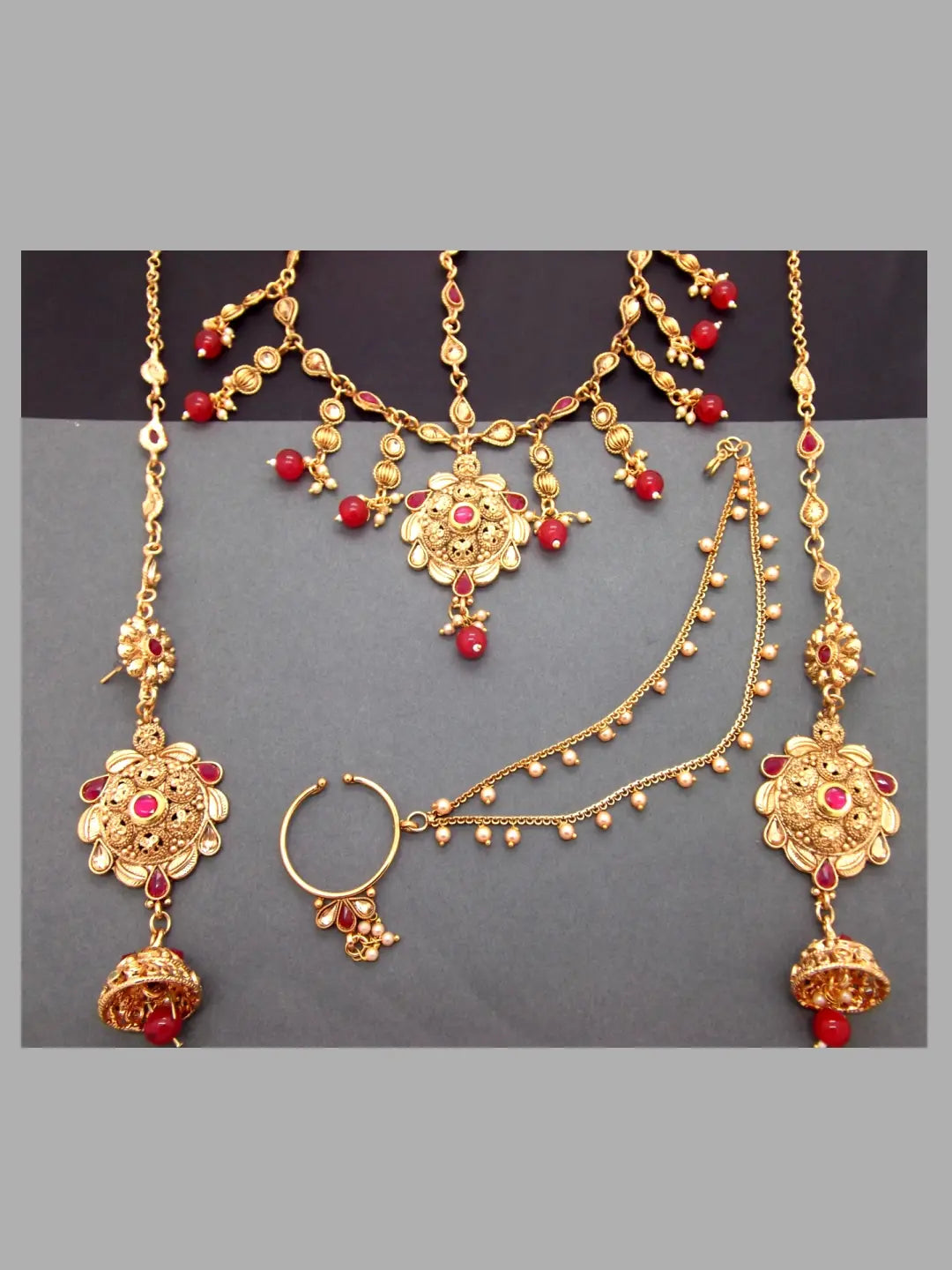 Gold Plated Bridal Jewellery Set