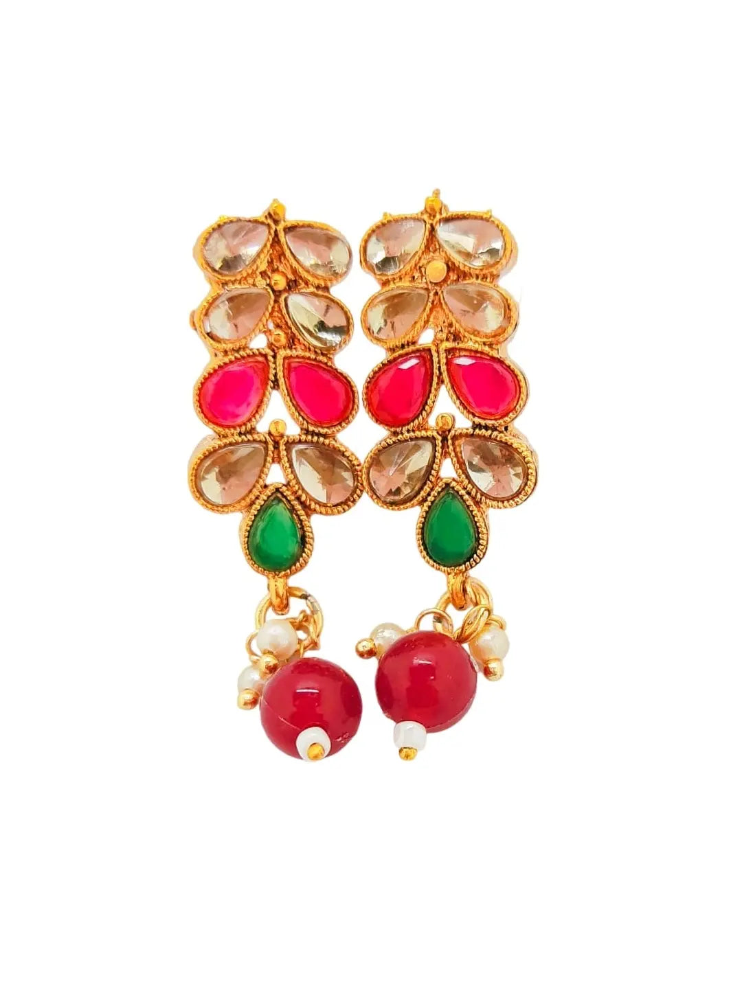 Red Green Jewellery Set