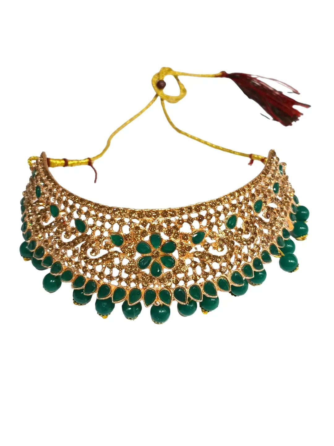 Green Choker Jewellery Set
