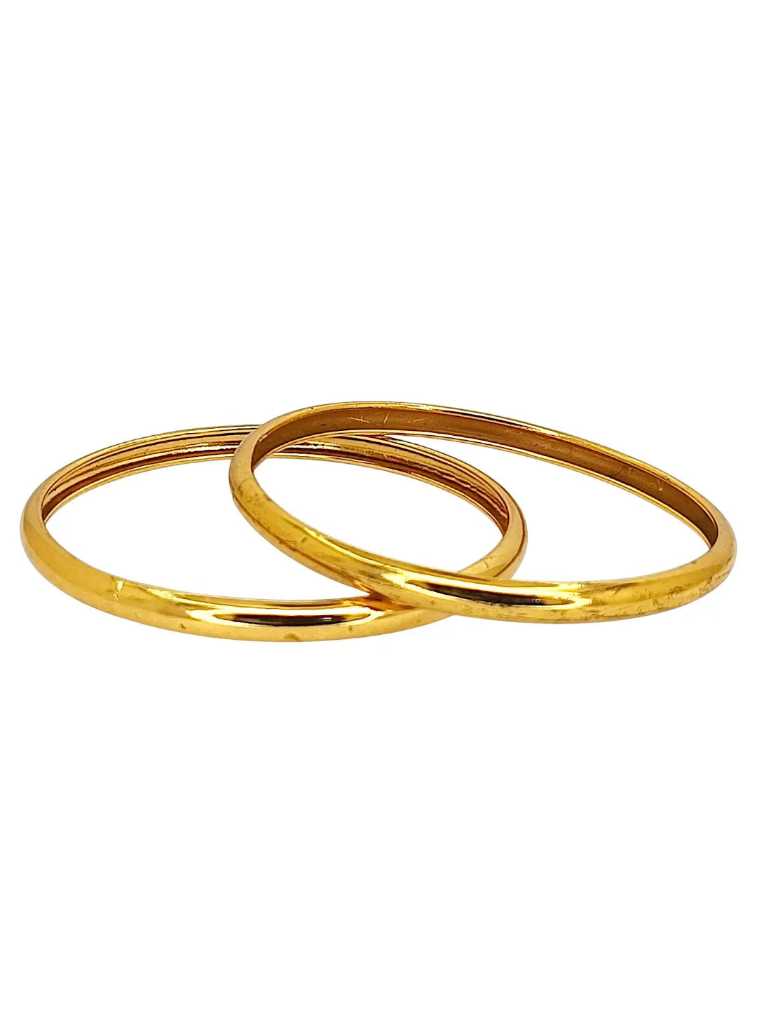 Set of 2 Gold-Plated Bangle