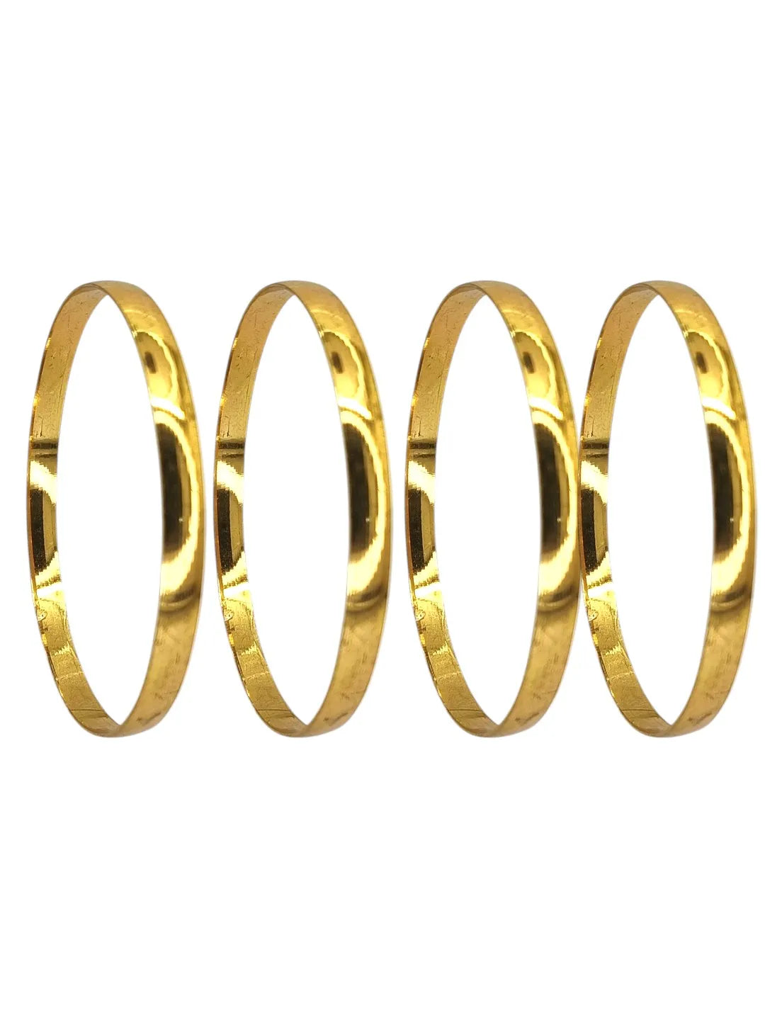Set of 4 Gold-Plated Bangles