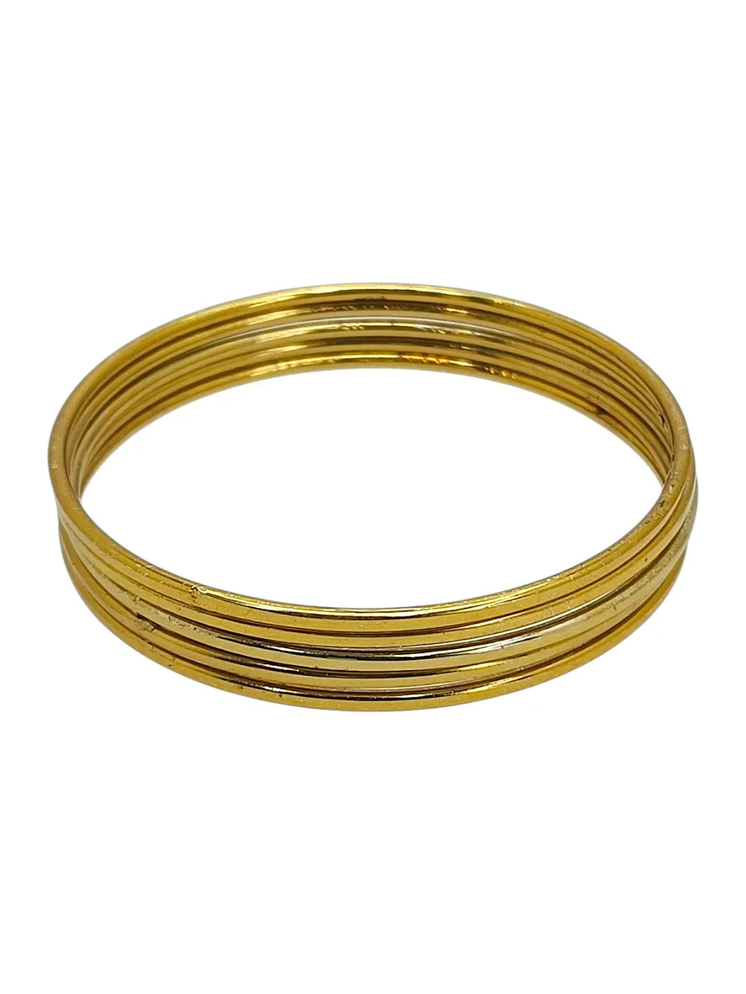 Set of 5 Gold-Plated Bangles