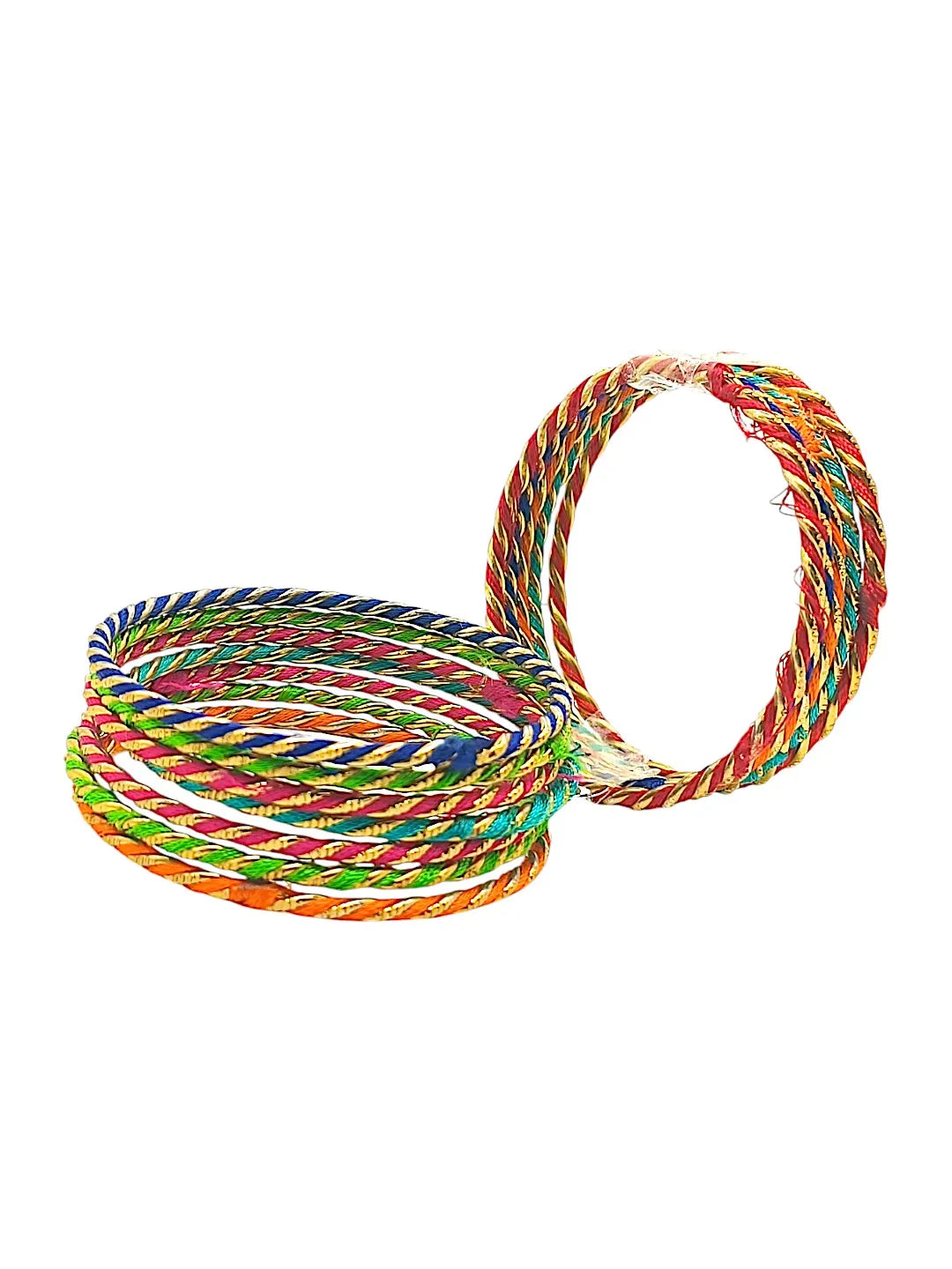 Set Of 12 Multicolor Bangle Set