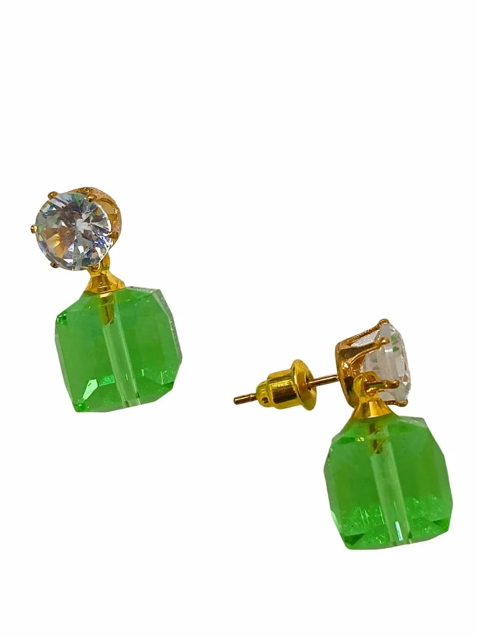 Set of 3 Gold-Plated Quirky Drop Earrings