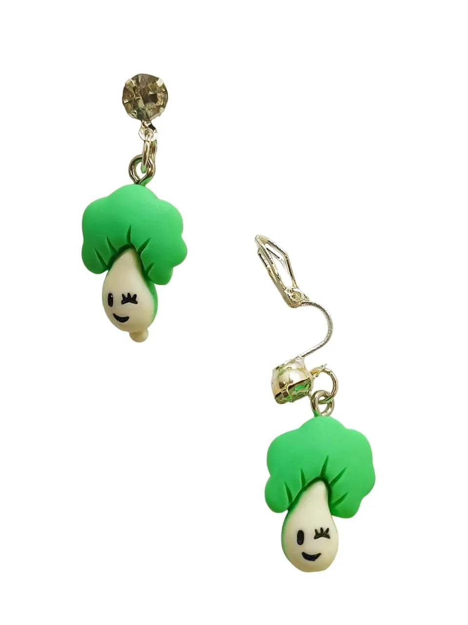 Set of 2 Gold-Plated Playful Drop Earrings