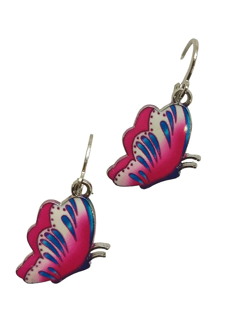 Set Of 3 Gold-Plated Contemporary Drop Earrings